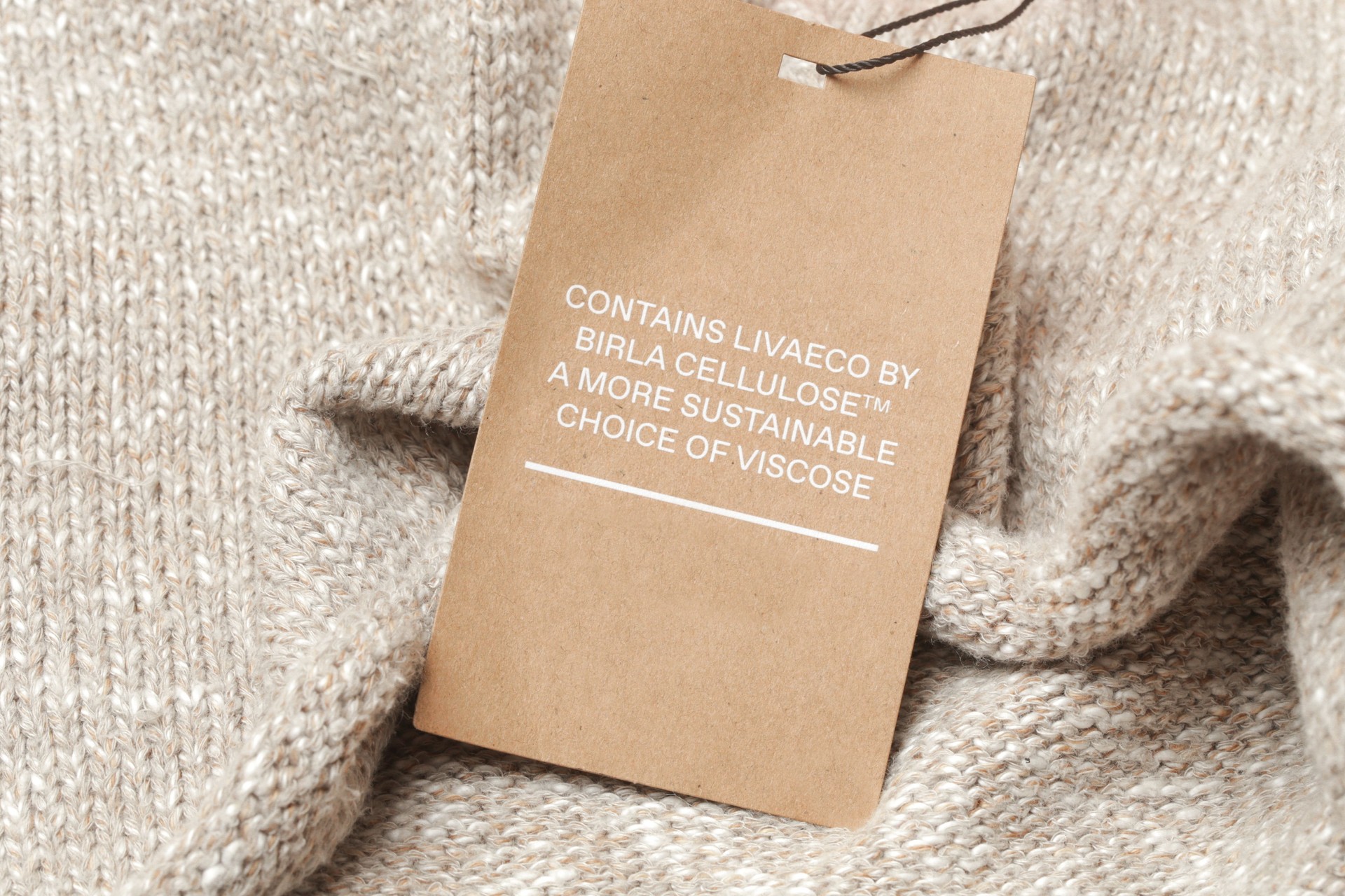 Clothing tag for more sustainable choice of viscose